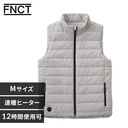 リバーシブルヒートベスト FC21613-LGRM ライトグレー Mサイズ