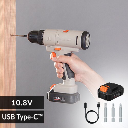 �d���h���C�o�[ �}���`�M�A �[�d���h�����h���C�o�[�Z�b�g10.8V PJM10DRS �T���h�x�[�W��