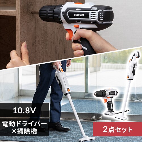 �y2�_�Z�b�g�z �d���h���C�o�[ �h�����h���C�o�[ JCD28-Z + �X�e�B�b�N�N���[�i�[ �|���@ JCL108 10.8V �[�d��