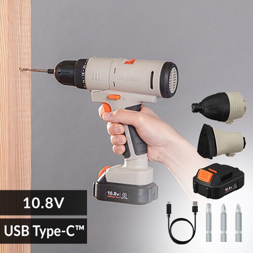 �}���`�M�A �[�d���h�����h���C�o�[�Z�b�g10.8V PJM10DRS �T���h�x�[�W���{�C���p�N�g�h���C�o�[�{�T���_�[�w�b�h