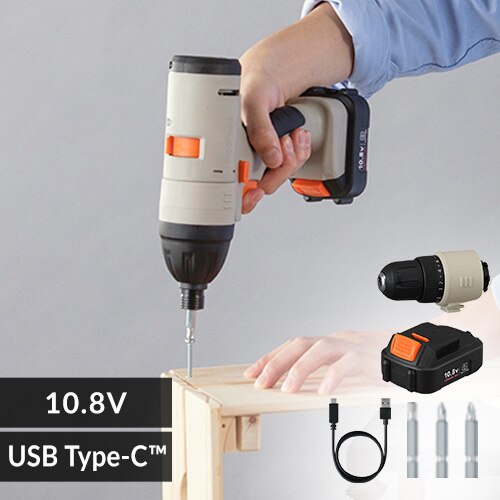 �}���`�M�A �[�d���C���p�N�g�h���C�o�[�Z�b�g 10.8V PJM10INS �T���h�x�[�W���{�h�����w�b�h