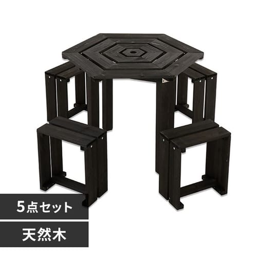 �ؐ��Z�p�e�[�u�� 5�_�Z�b�g ��90cm �_�[�N�u���E��