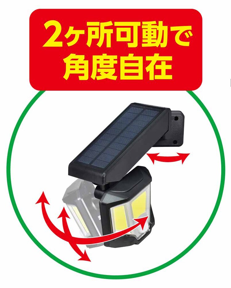 朝日電器株式会社 ソーラー式 センサーライト ESL-151SL 【プラザセレクト】