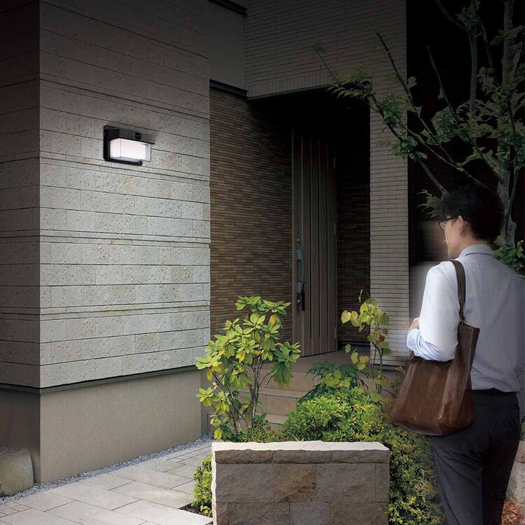 朝日電器株式会社 二重構造ウォールライト 小型 ESL-KN200SL 【プラザセレクト】