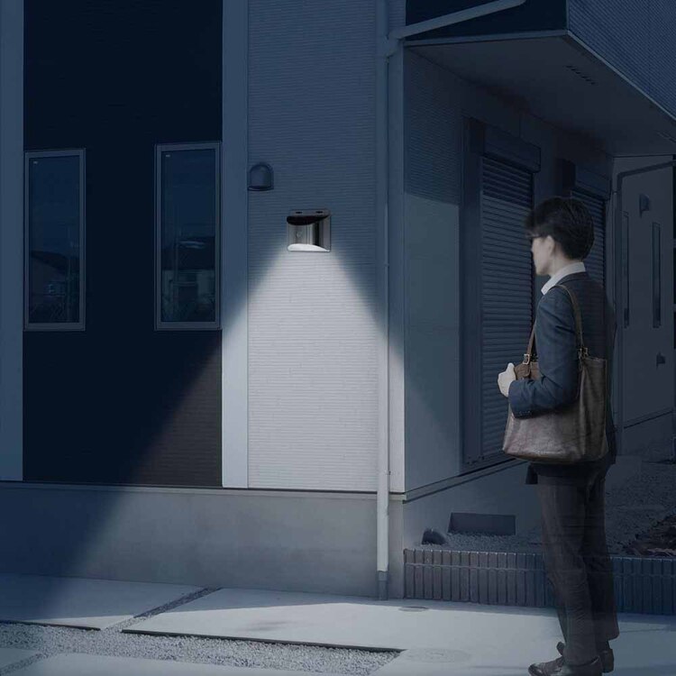 朝日電器株式会社 ステンレスウォールライト 小型 ESL-KS100SL 【プラザセレクト】