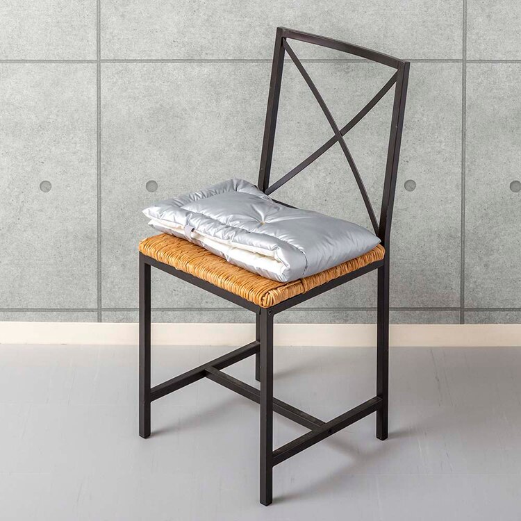 日本防炎協会認定 アルミ防災ずきん Mサイズ シルバー 31-6003 【プラザセレクト】