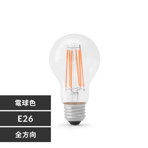 LED�d�� E26 �t�B�������g �N���A�K���X �S�����^�C�v �d���F LDA2L-G-FCKP