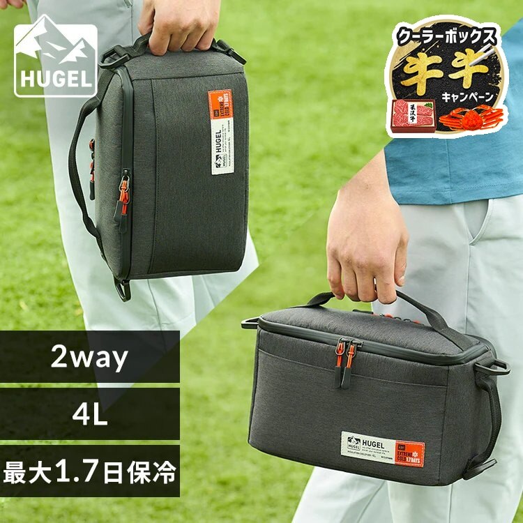 HUGEL 2way�G�A���Q���\�t�g�N�[���[�{�b�N�X 4L AGSC-4C2 �`���R�[���O���[