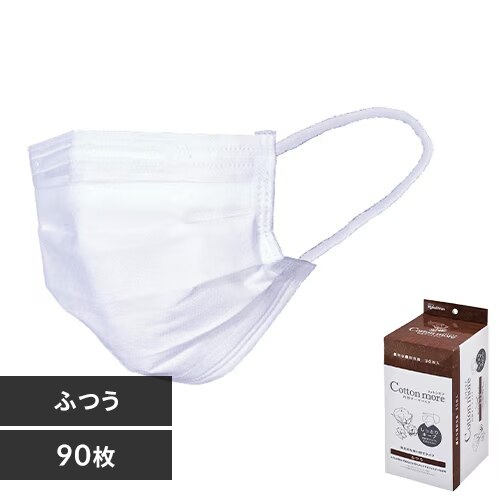 �y90���z Cotton more �}�X�N �����K�[�[ �ӂ��T�C�Y 30�����~3
