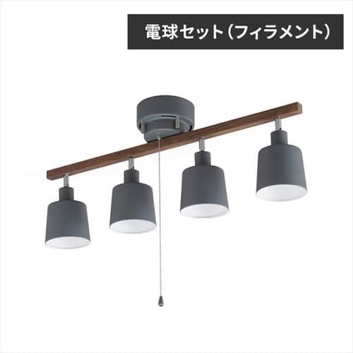 �y�d���Z�b�g�z 4���V�[�����O���C�g �X�g���[�g�^�C�v �v���X�C�b�`�� E26 CE4LA-20S-UH �E�b�h/�O���[ (�t�B�������g)