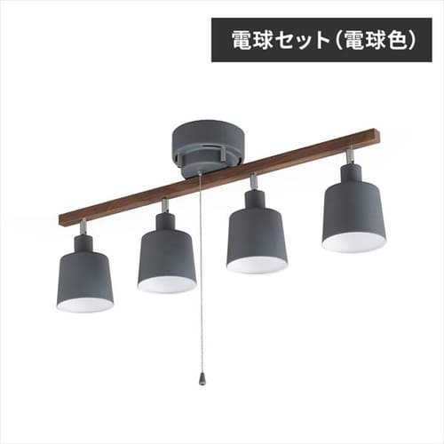 �y�d���Z�b�g�z 4���V�[�����O���C�g �X�g���[�g�^�C�v �v���X�C�b�`�� E26 CE4LA-20S-UH �E�b�h/�O���[ (�d���F)