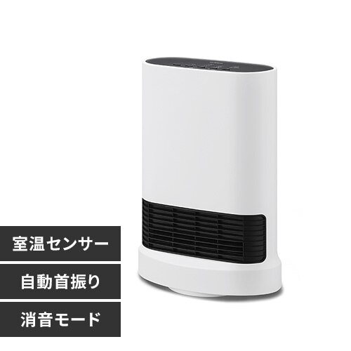 �啗�ʃZ���~�b�N�q�[�^�[ ��U�� �����Z���T�[�t�� KCH-LTSW121-W �z���C�g