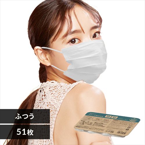 �J���[�v���[�c�}�X�N 51������ 165�T�C�Y PN-51MW �z���C�g