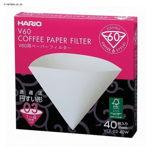 V60�p�y�[�p�[�t�B���^�[�_�f�Y��03 40���� 5100-000823 