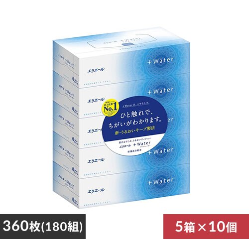 �y50���z �G���G�[�� +water �e�B�b�V�� 360�� (180�g) 5���~10 �p���v100% �剤����