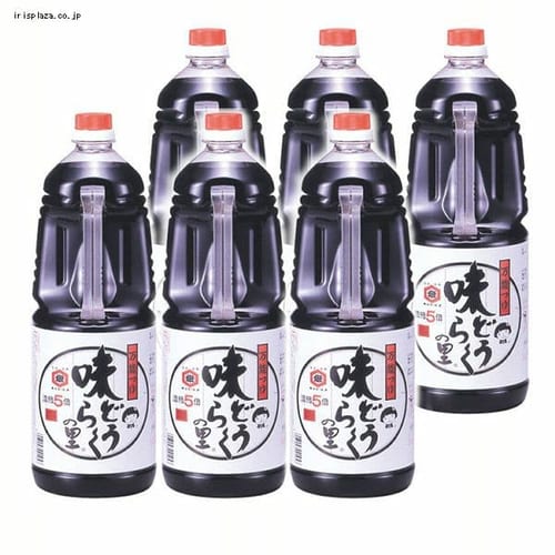 【6本】 東北醤油 万能つゆ 味どうらくの里 1.8L