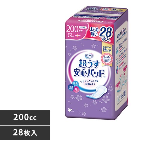 リフレ 超うす安心パッド 200ccまとめ買いパック28枚 920500