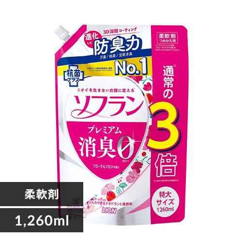 LION �\�t���� �v���~�A�����L �t���[�����A���} �l�� 1260ml