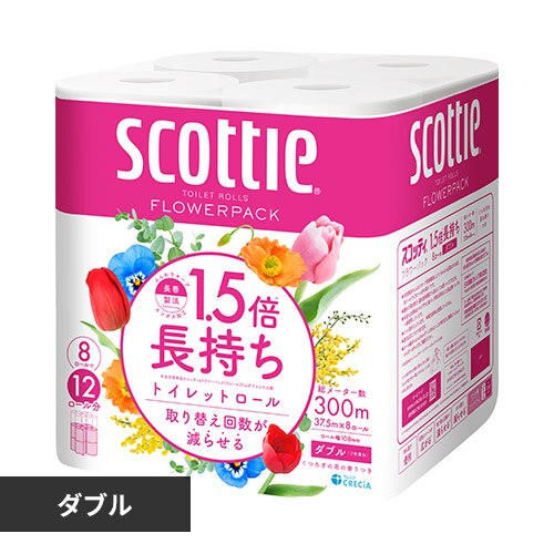 �y8���[���z�g�C���b�g�y�[�p�[ �_�u�� 1.5�{�� �X�R�b�e�B