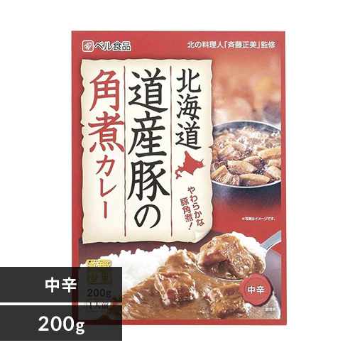 ベル食品 北海道 道産豚の角煮 カレー 200g