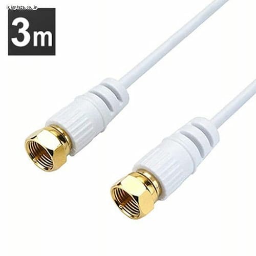 �y���[���ցz�z�[���b�N �ɍ׃A���e�i�P�[�u�� 3m �����l�W���R�l�N�^ �� AC30-483WH 