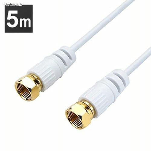 �y���[���ցz�z�[���b�N �ɍ׃A���e�i�P�[�u�� 5m �����l�W���R�l�N�^ �� AC50-485WH 