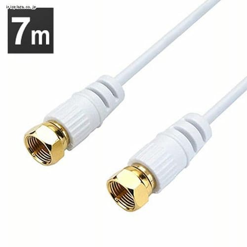 �y���[���ցz�z�[���b�N �ɍ׃A���e�i�P�[�u�� 7m �����l�W���R�l�N�^ �� AC70-487WH 