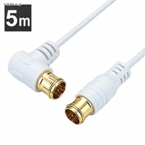 �y���[���ցz�z�[���b�N �ɍ׃A���e�i�P�[�u�� 5m L���������^�������R�l�N�^ �� HAT50-109LPWH 