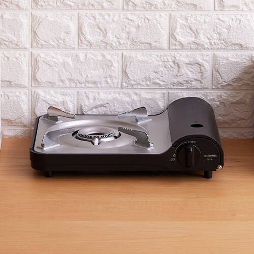 カセットコンロ スリム IGC-E1-H チャコール