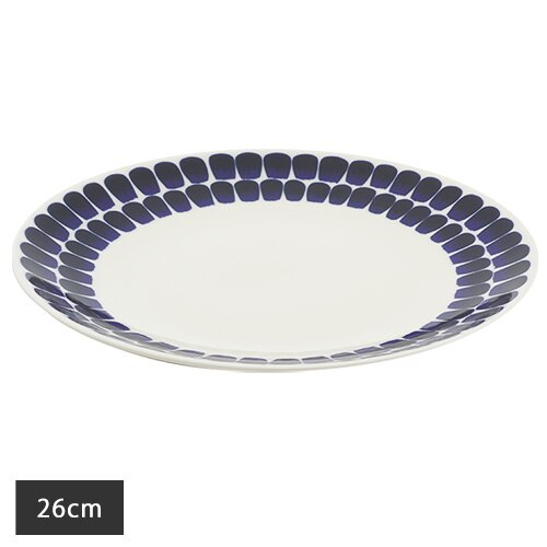 ���M �v���[�g 26cm ARABIA Tuokio plate cobalt blue