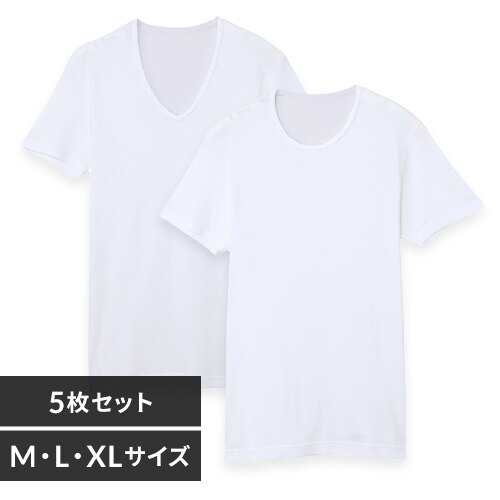 �����Y ����T�V���c �z���C�g 5���g L�T�C�Y_�N���[�l�b�N