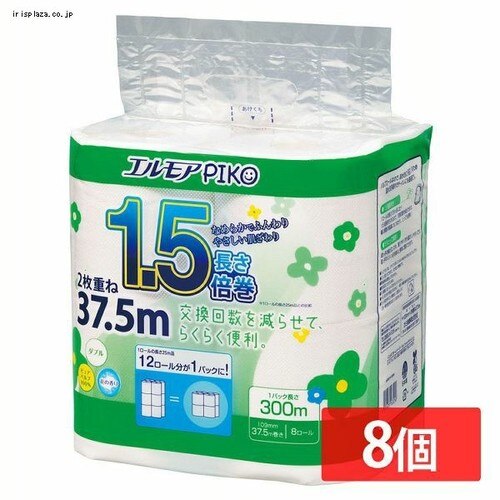 �G�����A �y8�Z�b�g�z�g�C���b�g�y�[�p�[ �s�R 1.5�{���� 8���[�� �_�u�� 37.5m 143100