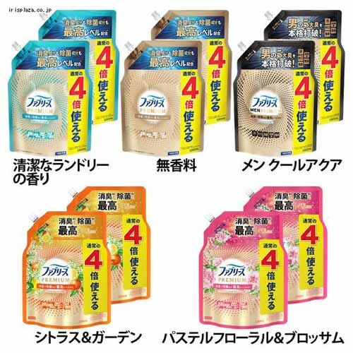 P&G �y2�Z�b�g�z�t�@�u���[�YW����+���L �v���~�A�� �߂����p 4�� 1280ml �V�g���X���K�[�f��