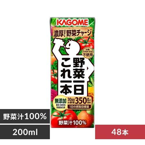 【48本】 カゴメ 野菜一日 これ一本 200ml