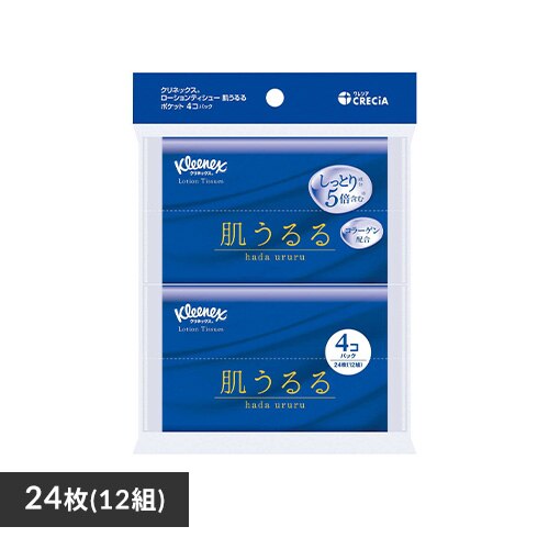 �N���l�b�N�X �e�B�V���[ ���[�V���� �ێ� ������� �|�P�b�g�e�B�b�V�� 12�g�i24���j�~4�R�p�b�N 47017 