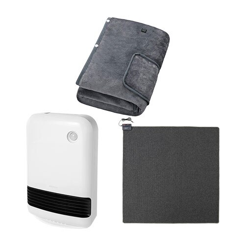 �啗�ʃZ���~�b�N�q�[�^�[ �l���Z���T�[ �z���C�g / �z�b�g�J�[�y�b�g 2�� 176�~176cm / USB�d�C�ѕz 160�~80cm �O���[