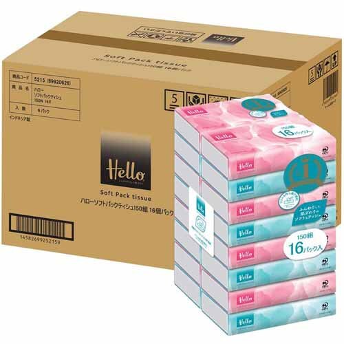 �y�P�[�X�̔��z �n���[ �\�t�g�p�b�N�e�B�V�� 300���i150�g�j�~16�p�b�N�~6�� 5215-case 