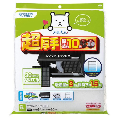 �t�B������ ������ 30cm�ɐ؂�Ă�ӂ���t�B���^�[ 