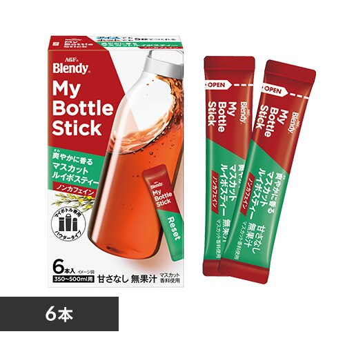 AGF 「ブレンディ」 マイボトルスティック 爽やかに香る マスカットルイボスティー6本