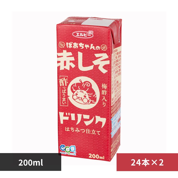 �G���r�[ �΂������̐Ԃ����h�����N200ml �~48�{ 24460 