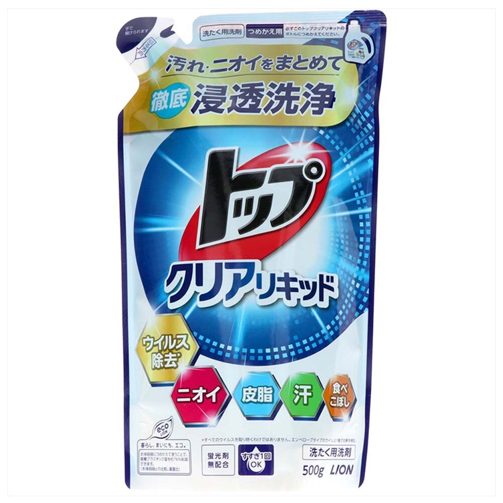 ライオン トップ クリアリキッド つめかえ用 レギュラー