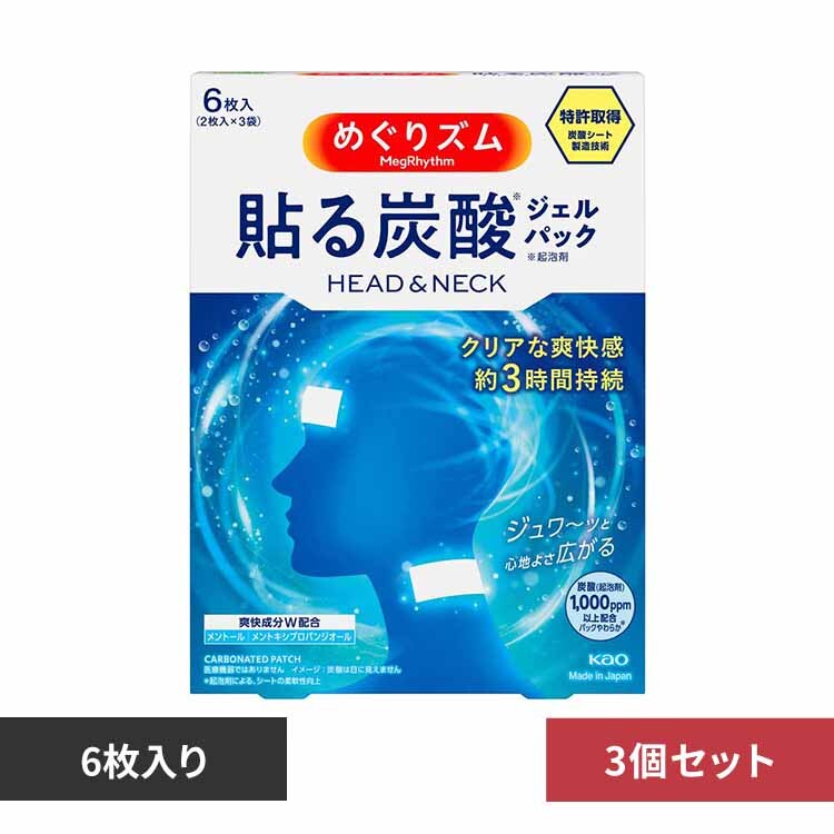 KAO �y3�z�߂���Y�� �\��Y�_�W�F���p�b�N �w�b�h 6P 