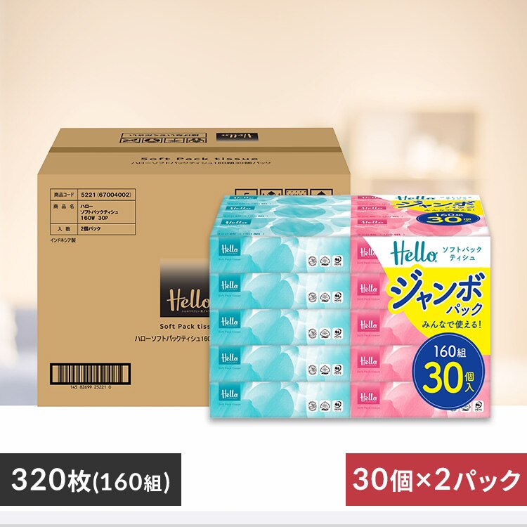 �y60�Z�b�g�z�n���[ �\�t�g�p�b�N�e�B�b�V�� 160�g 30�~2�p�b�N ���j�o�[�T���E�y�[�p�[ 