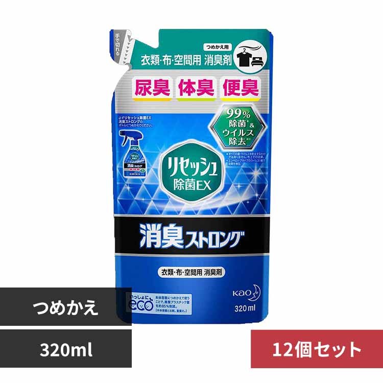 �ԉ� Kao �y12�Z�b�g�z���Z�b�V�� ����EX ���L�X�g�����O �߂����p 320ml 