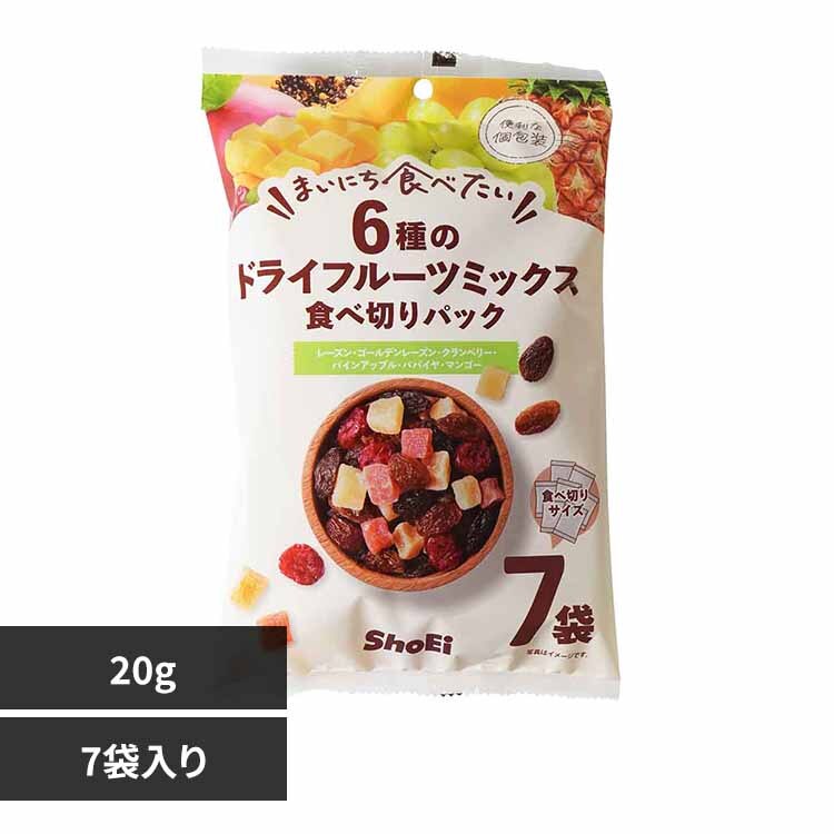 �܂��ɂ��H�ׂ��� 6��̃h���C�t���[�c�~�b�N�X�@�H�א؂�p�b�N 