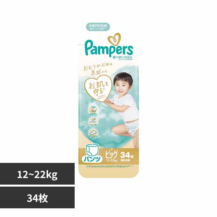 P&G�W���p��������� �p���p�[�X ���ւ̂����΂�p���c / �X�[�p�[�W�����{ �r�b�O34��(12-22kg) 