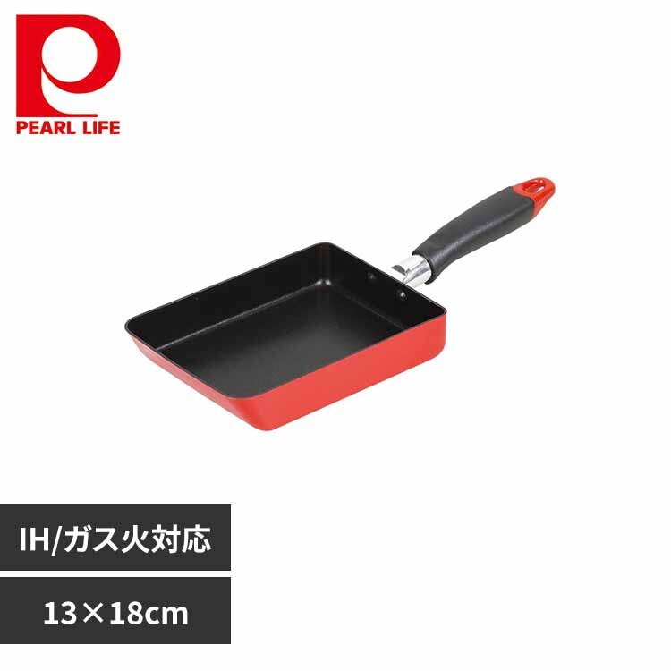 �p�[������ ���R�[�g���[�f�B���O ���Ă��� 13�~18cm �G�b�O�p�� IH �K�X�ΑΉ� �j���[�t�H�A ���b�h HB-8049 