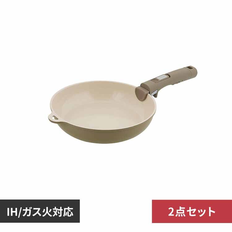 LIV PLUS �t���C�p�� �n���h�� 2�_�Z�b�g IH �K�X�ΑΉ� SONOMA �\�m�} �O���[�W�� LV-0401 