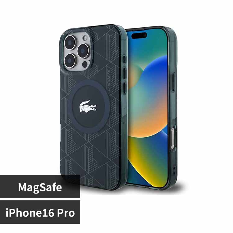 LACOSTE iPhone 16 Pro �P�[�X �V�m�[�v�� LCHMP16LUBSE 