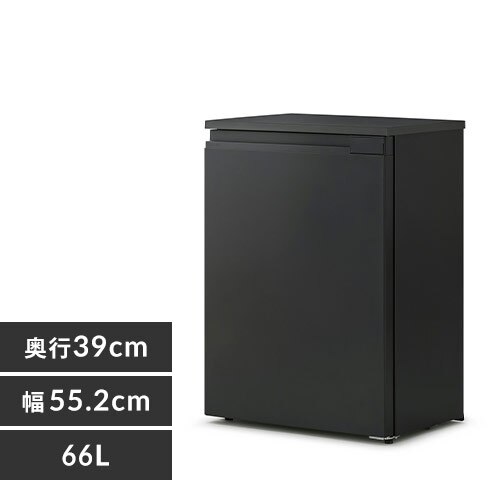 �①�� 66L ��������� ���s�X���� ���^ �Z�J���h�①�� 1�h�A ��55.2cm IRSN-7A-B �u���b�N